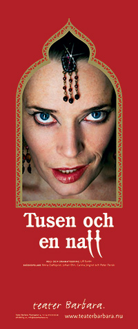 Tusen o en Natt Affisch - Teater Barbare